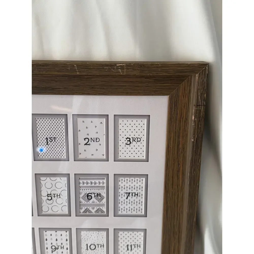 Enjoy The Journey K-12 Picture Frame Collage Barnwood Frame 19x15 Hobby Lobby